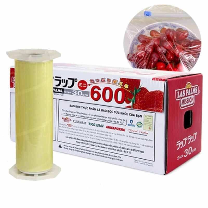 laspalms-mang-boc-30-600-nguyen-lieu-nhap-khau-1.jpg Màng bọc thực phẩm 30cm x 600 Laspalms - Siêu Bám Dính - Siêu Dai - Lõi Vàng 8