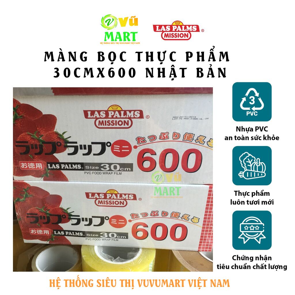 mang-boc-thuc-pham-30-600-laspalms-chinh-hang-vuvumart.jpg Màng bọc thực phẩm 30cm x 600 Laspalms - Siêu Bám Dính - Siêu Dai - Lõi Vàng 6